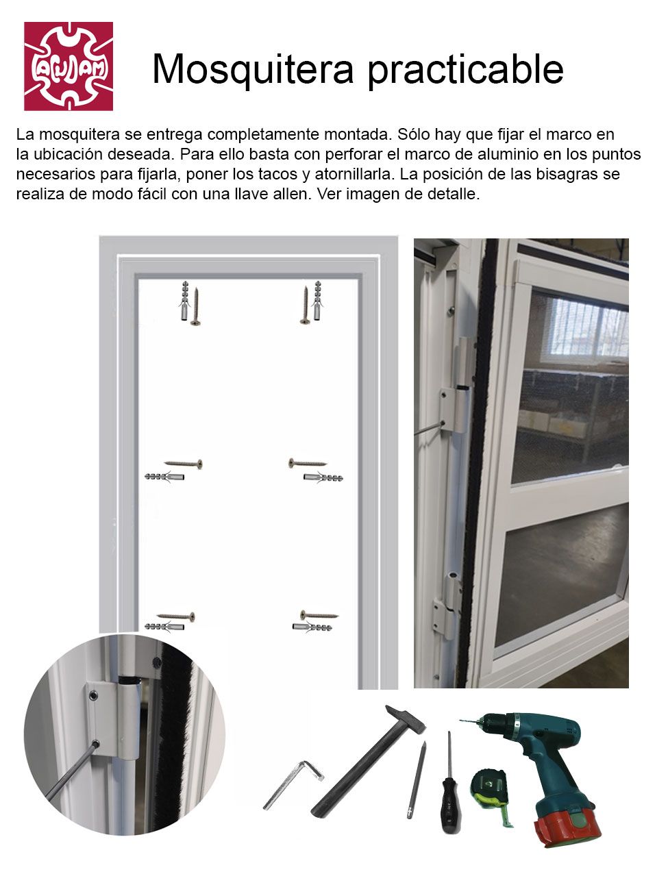 mosquitera practicable guia web